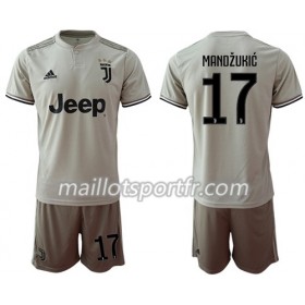 Maillot de Foot Juventus Mandzukic 17 Enfant Extérieur 2018/19